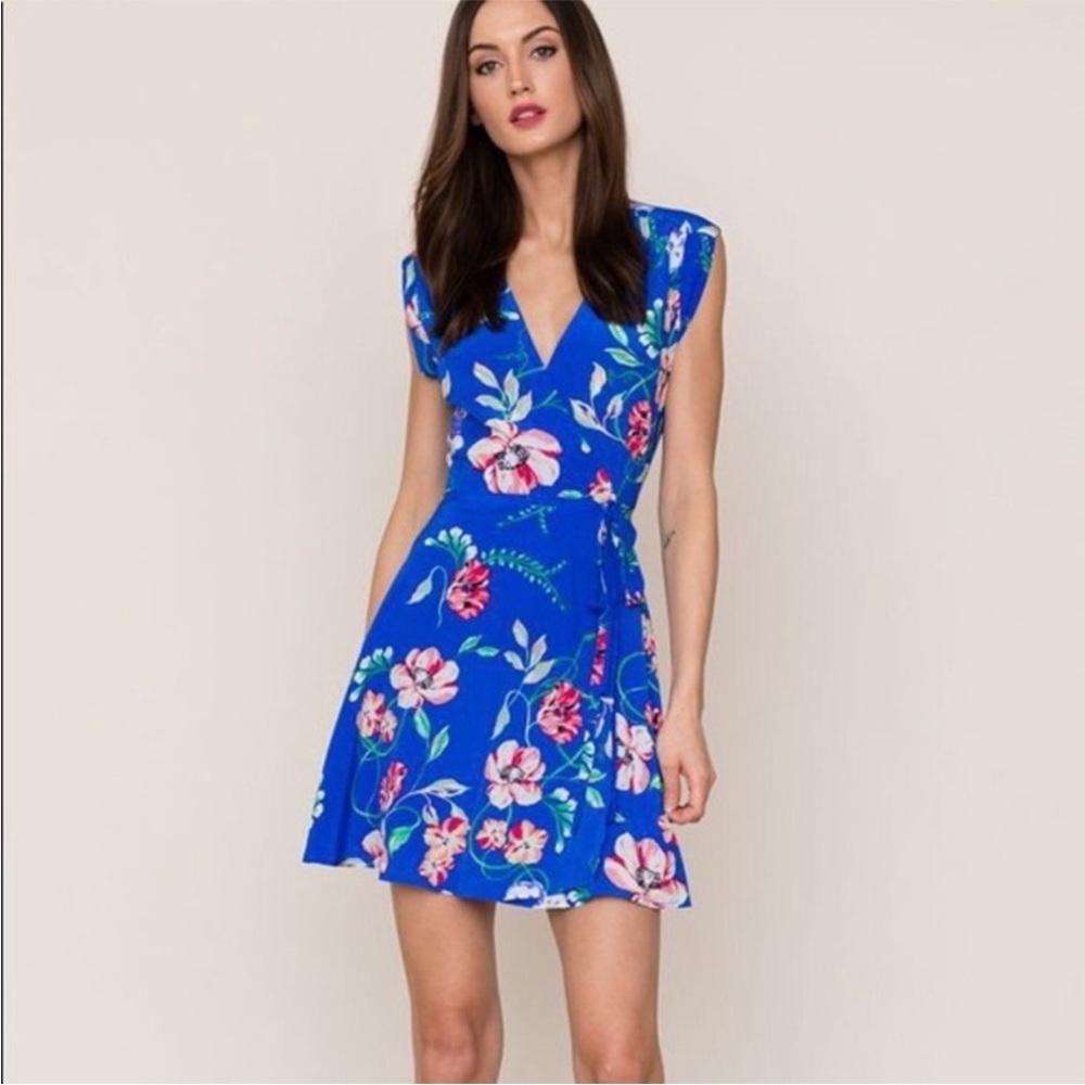 6. Yumi Kim Soho Mixer Mini Dress In royal Blue Size XS